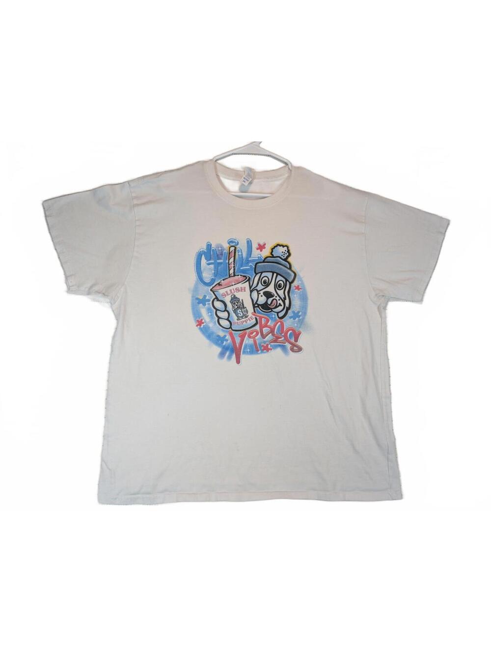 Brisch Slush Puppie Vibez Graphic Cartoon T Shirt Mens 2XL